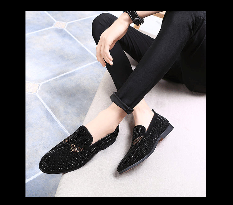 Men's Monster Rhinestone Loafers