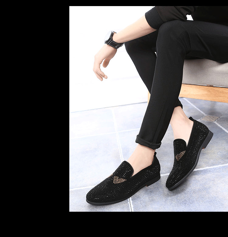 Men's Monster Rhinestone Loafers