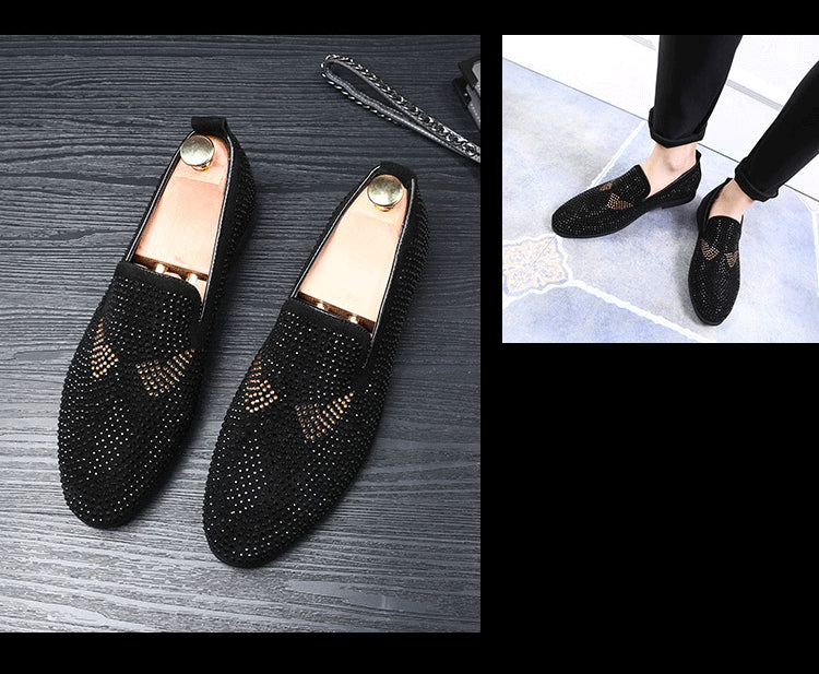 Men's Monster Rhinestone Loafers