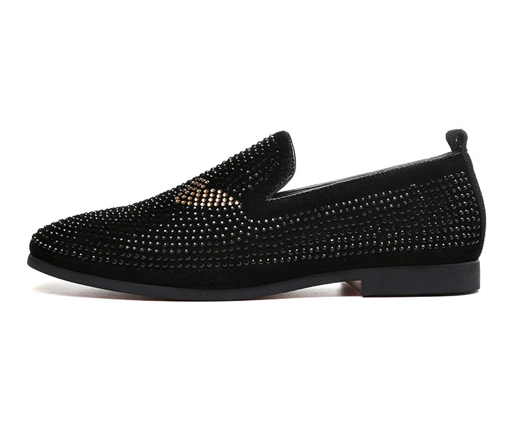Men's Monster Rhinestone Loafers