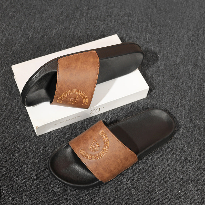 New Non-slip Light Luxury Embroidered Slippers