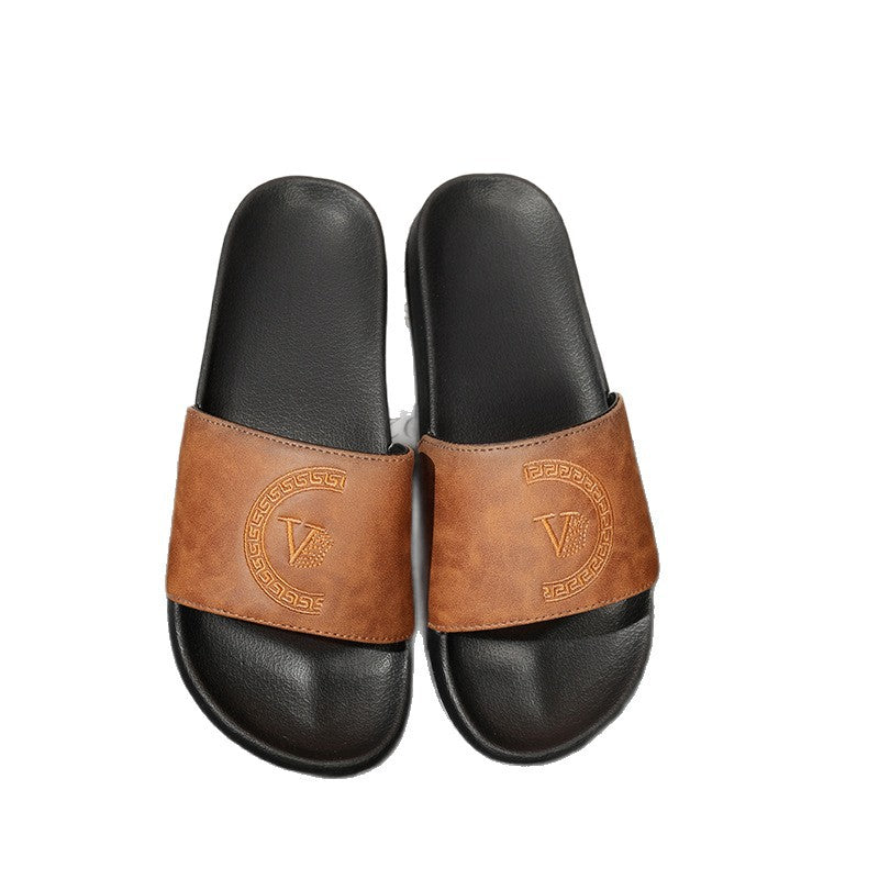 New Non-slip Light Luxury Embroidered Slippers