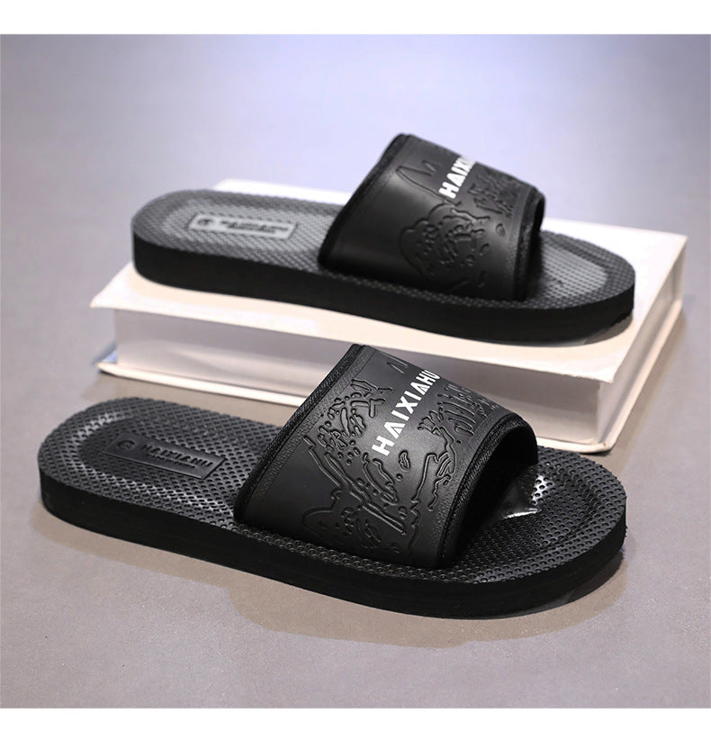 Men's Home Bathroom Breathable Slippers