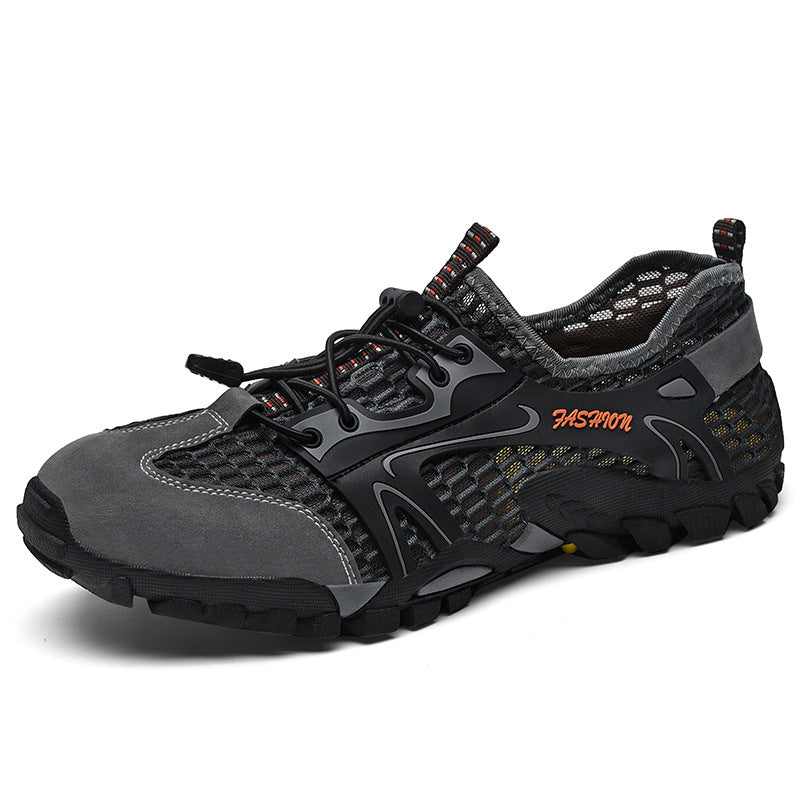 Men's Breathable Mesh Casual Light Outdoor Hiking Shoes