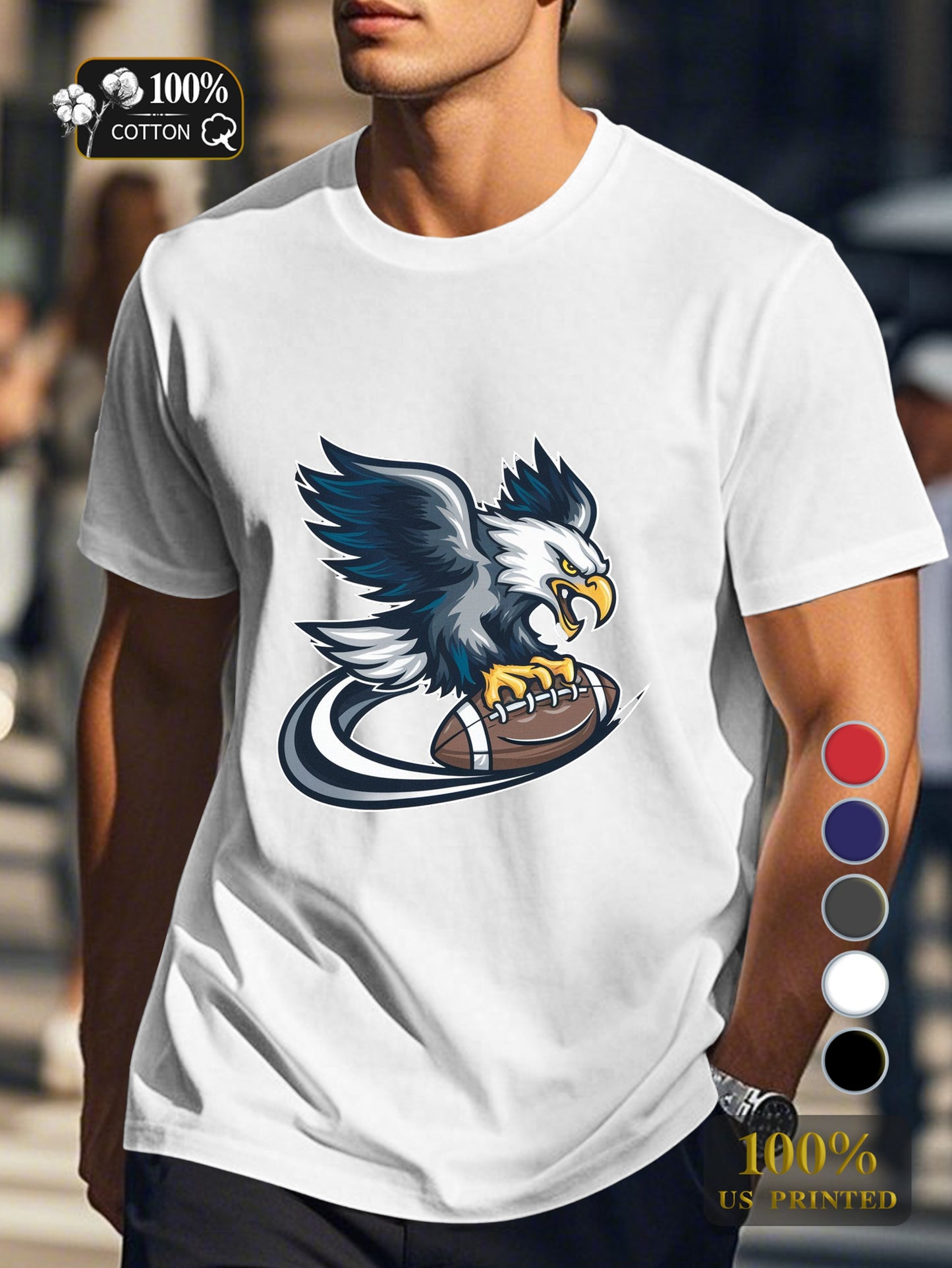 A captivating dark illustration Men's pure cotton Tshirt Comfort Fit