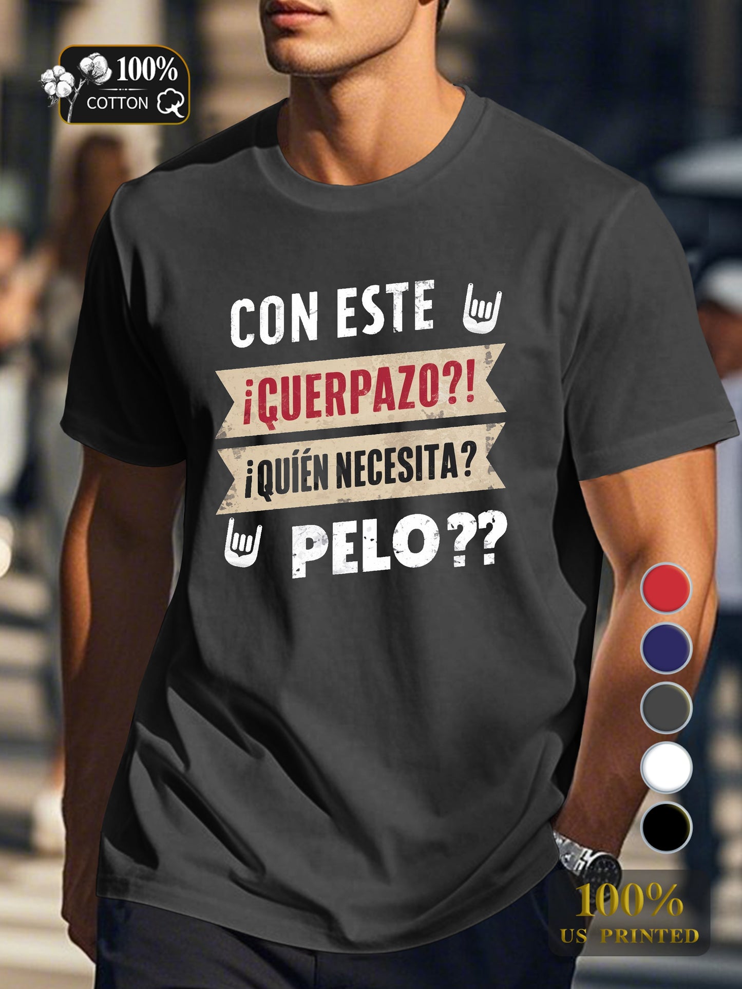 WITH THIS GREAT BODY Men's pure cotton Tshirt Comfort Fit