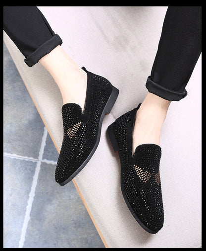Men's Monster Rhinestone Loafers