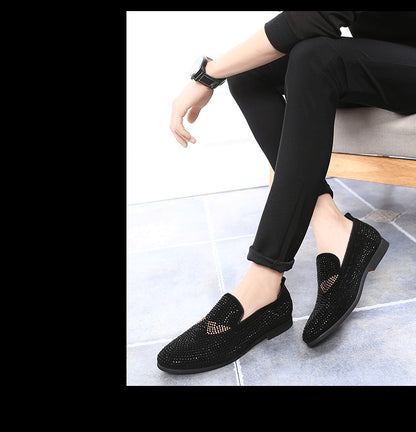 Men's Monster Rhinestone Loafers
