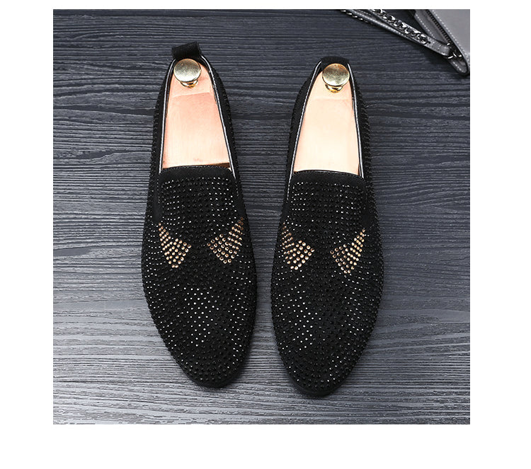 Men's Monster Rhinestone Loafers