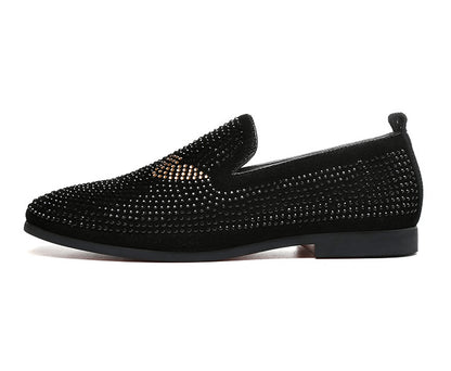 Men's Monster Rhinestone Loafers