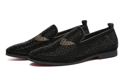 Men's Monster Rhinestone Loafers