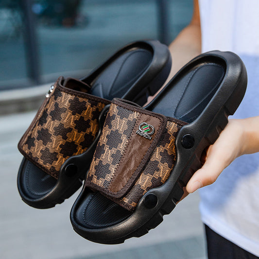 Summer New Men's Soft-soled Beach Shoes Slippers