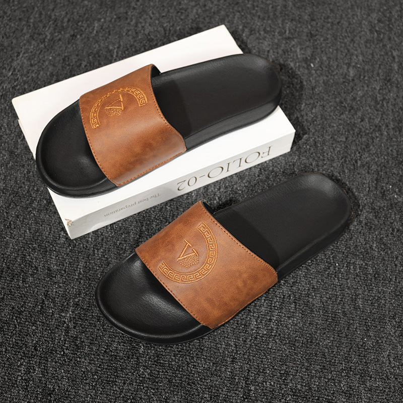 New Non-slip Light Luxury Embroidered Slippers