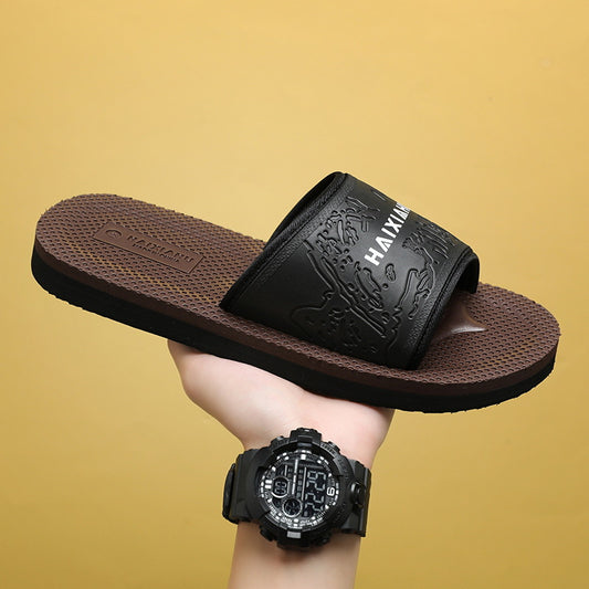 Men's Home Bathroom Breathable Slippers
