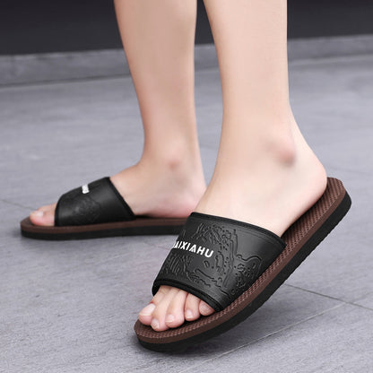 Men's Home Bathroom Breathable Slippers