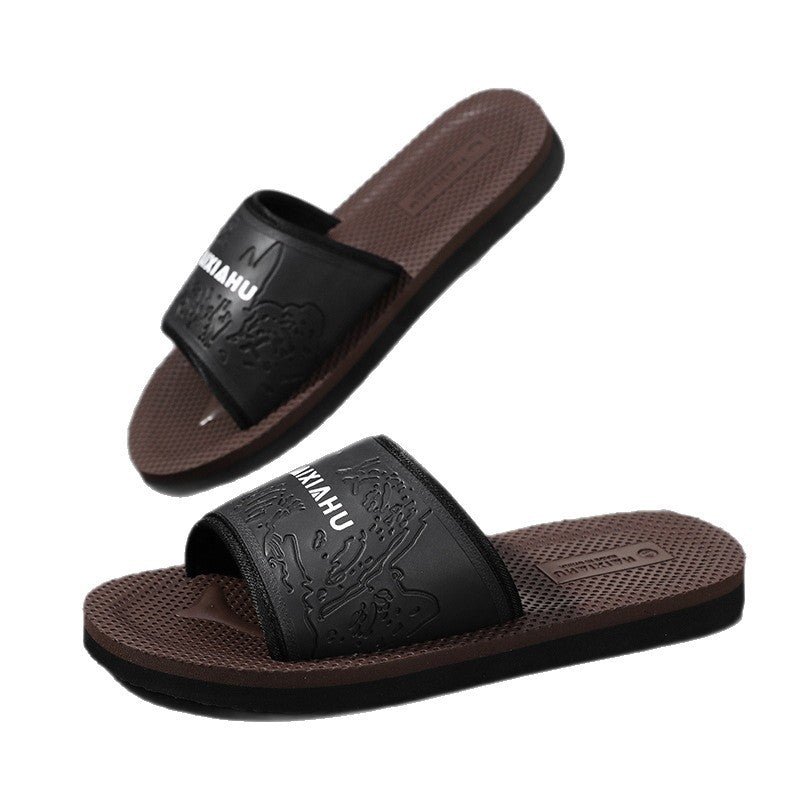 Men's Home Bathroom Breathable Slippers