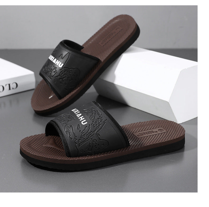 Men's Home Bathroom Breathable Slippers