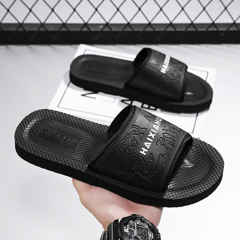 Men's Home Bathroom Breathable Slippers