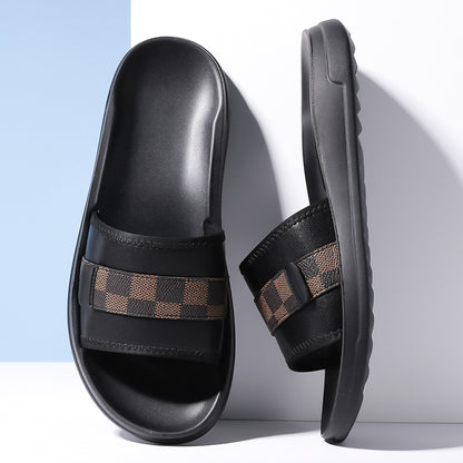 New Fashion Plaid Beach Shoes