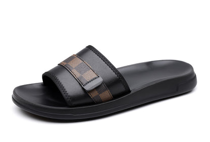 New Fashion Plaid Beach Shoes