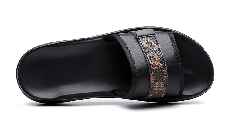 New Fashion Plaid Beach Shoes