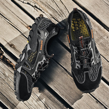 Men's Breathable Mesh Casual Light Outdoor Hiking Shoes