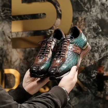 Men's Handmade Crocodile Shoes