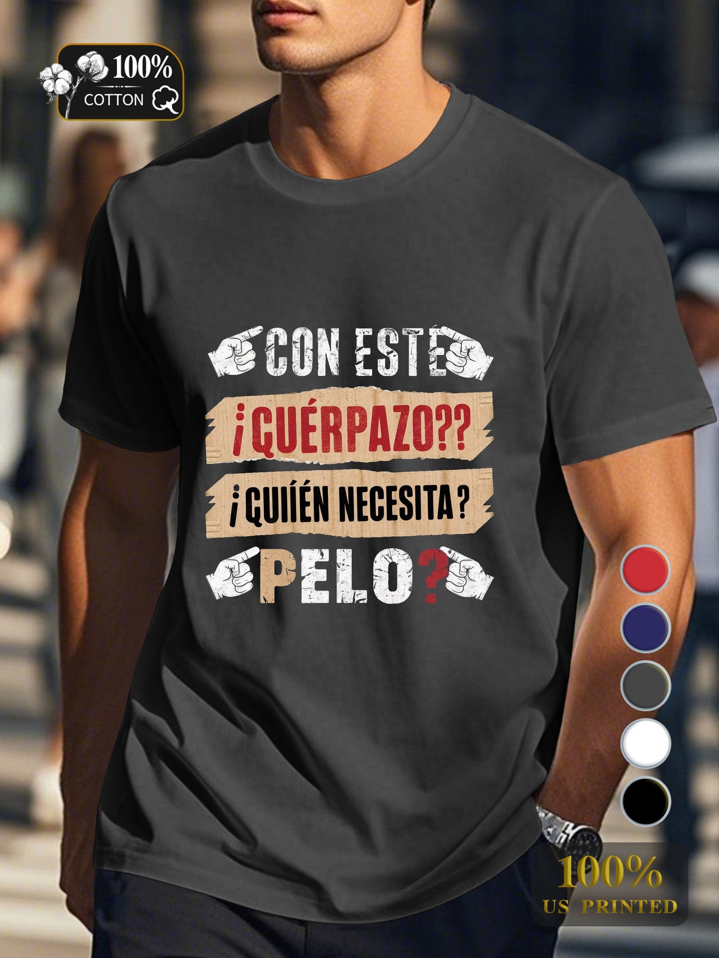 Creative typography design Men's pure cotton Tshirt Comfort Fit