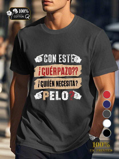 Creative typography design Men's pure cotton Tshirt Comfort Fit