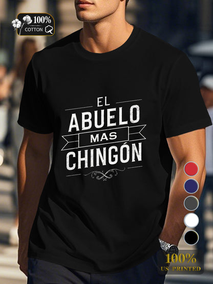 THE MOST CHINGON GRANDPA Men's pure cotton Tshirt Comfort Fit