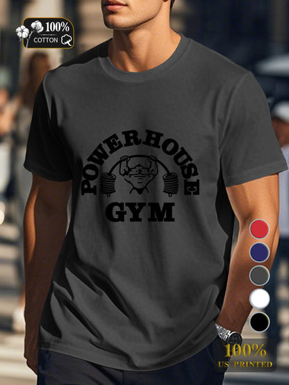 retro trend Men's pure cotton Tshirt Comfort Fit