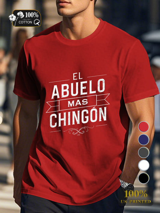 THE MOST CHINGON GRANDPA Men's pure cotton Tshirt Comfort Fit