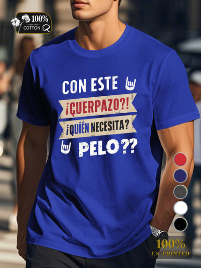 WITH THIS GREAT BODY Men's pure cotton Tshirt Comfort Fit