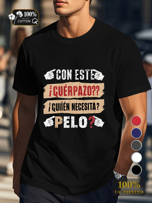 Creative typography design Men's pure cotton Tshirt Comfort Fit