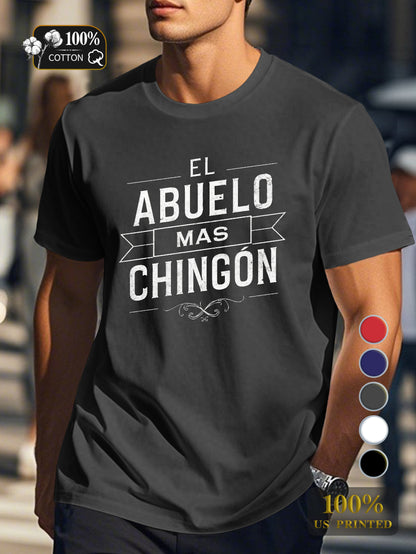 THE MOST CHINGON GRANDPA Men's pure cotton Tshirt Comfort Fit
