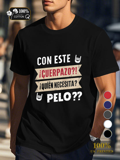 WITH THIS GREAT BODY Men's pure cotton Tshirt Comfort Fit