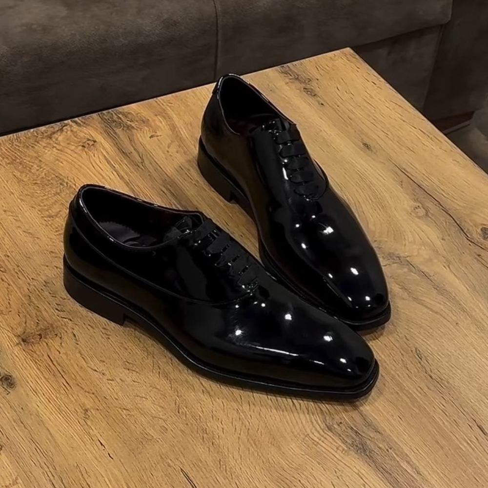 Patent Leather Cowhide High Quality Oxford Shoes