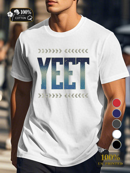 YEET Men's pure cotton Tshirt Comfort Fit