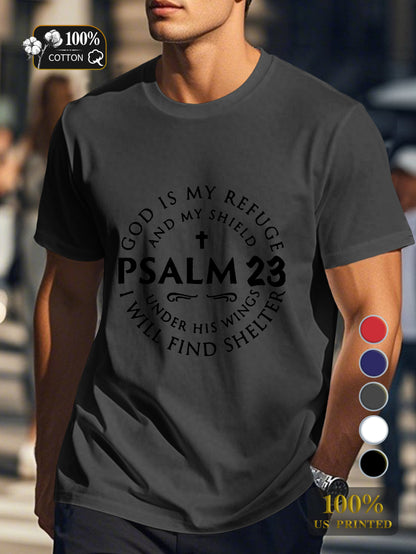 god Men's pure cotton Tshirt Comfort Fit