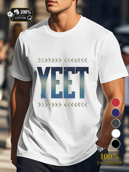 YEET Men's pure cotton Tshirt Comfort Fit