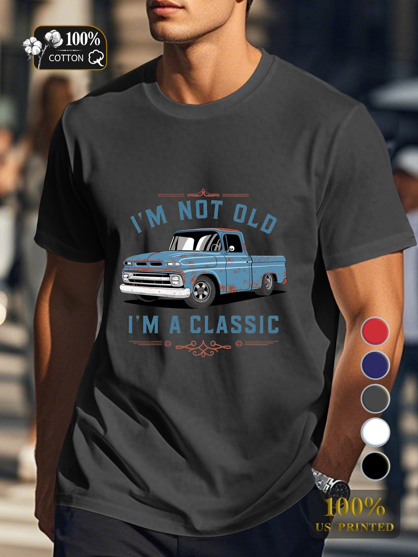 I M NOT OLD Men's pure cotton Tshirt Comfort Fit