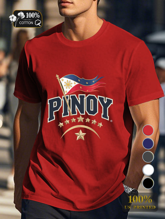 Filipino pride illustration Men's pure cotton Tshirt Comfort Fit
