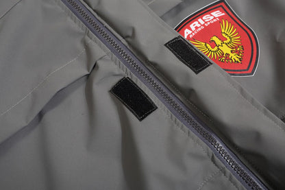 Vintage Classic Badge Bomber Jacket Coat