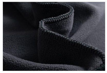 Men's autumn and winter velvet trend plush round neck base shirt