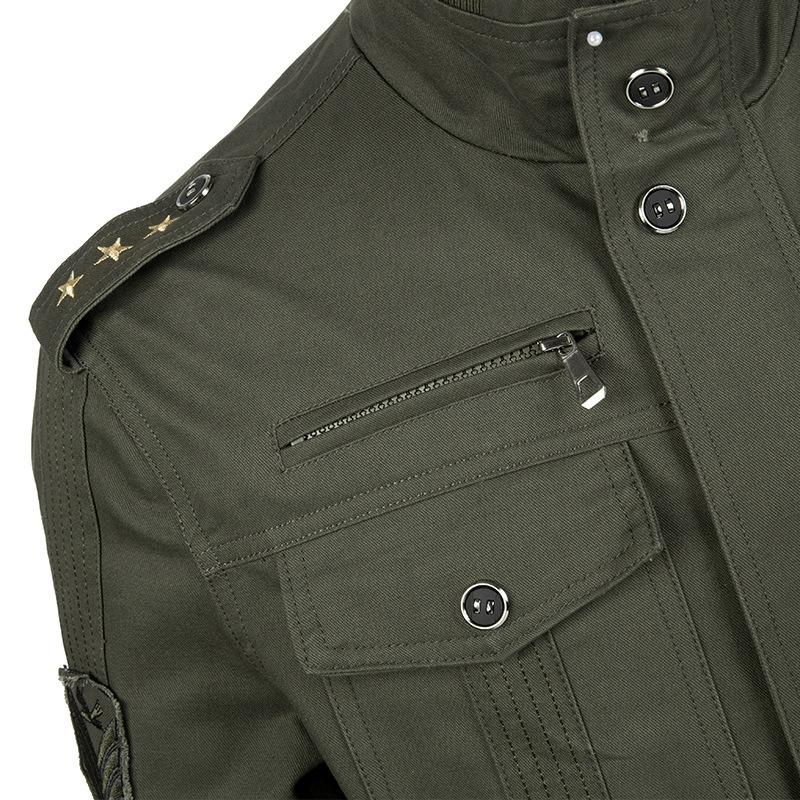 Spring and autumn large size loose outdoor casual military jacket