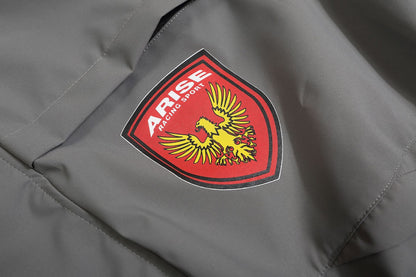 Vintage Classic Badge Bomber Jacket Coat