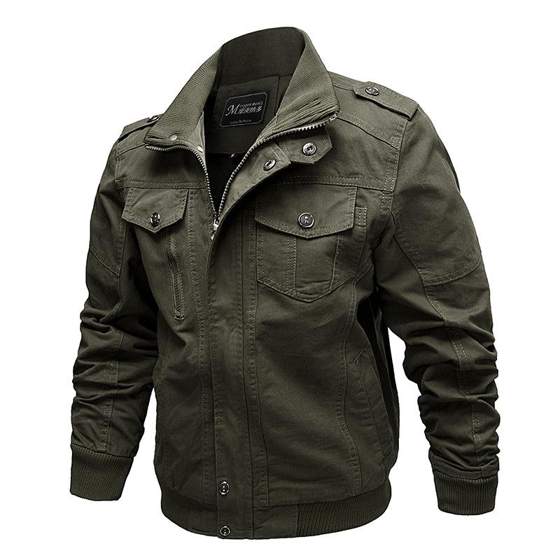 Spring and autumn large size loose outdoor casual military jacket