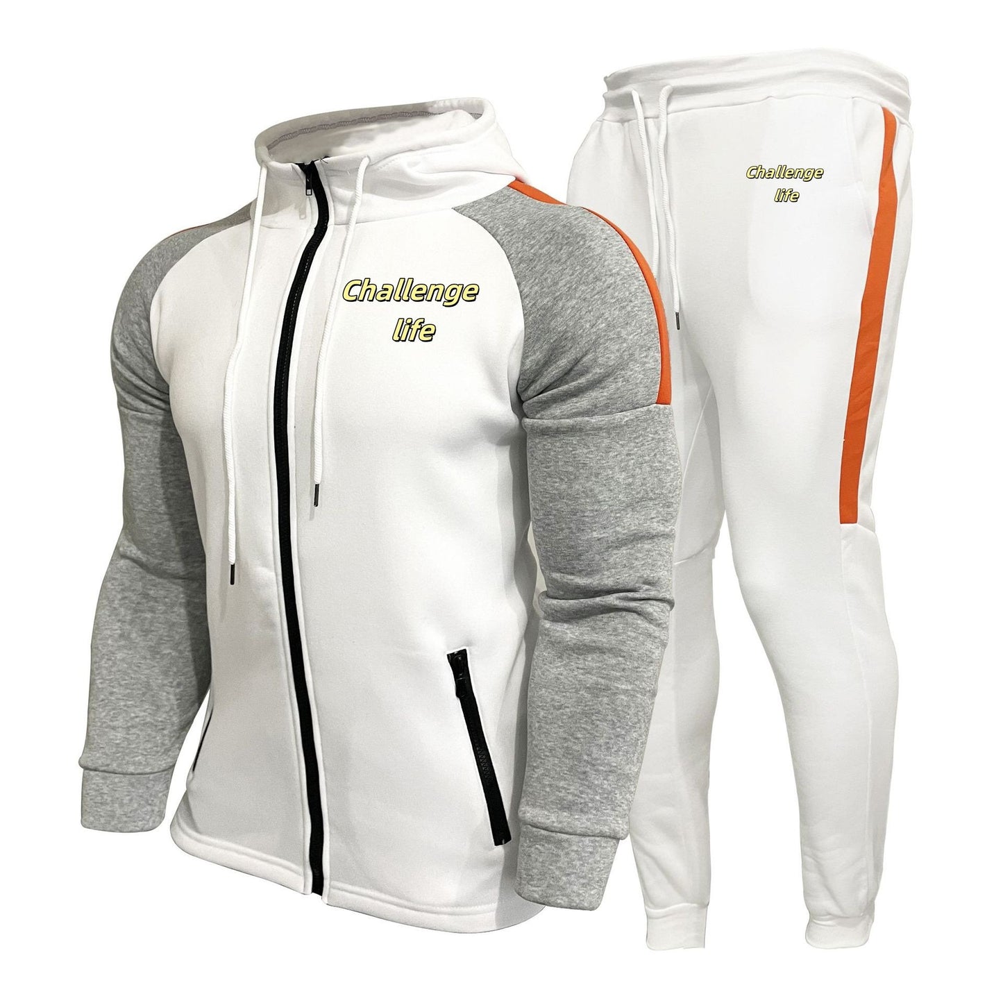 New Cardigan Hoodie Men's Casual Sports Suit