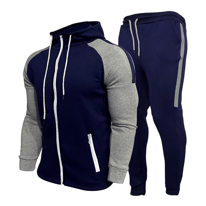 New Cardigan Hoodie Men's Casual Sports Suit