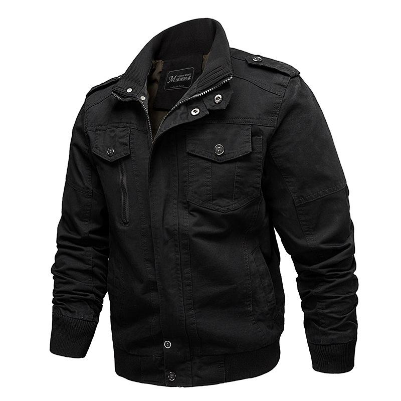 Spring and autumn large size loose outdoor casual military jacket